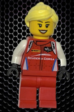 Lego® Minifigur sc056 Speed Champions Scuderia Ferrari SF16-H Driver Rennfahrer