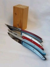 Le Thiers Steckmesser Tafelmesser par Maurice Dubost Acryl 6x Stück Neu...