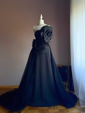 Abendkleid Lang Schwarz