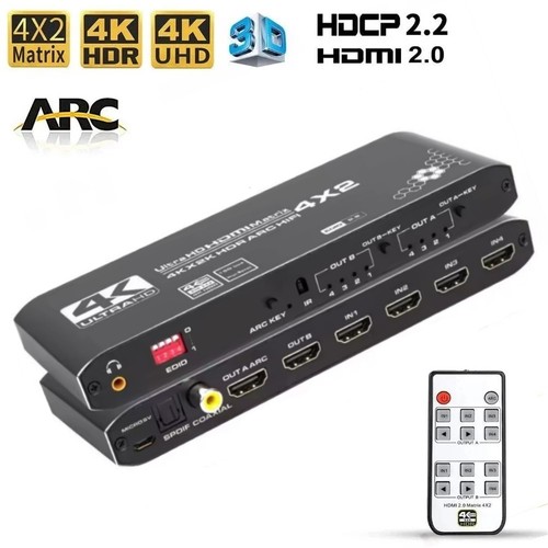 Hdmi switcher splitter - hdmi, arc