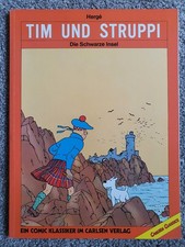 Tim & Struppi Die schwarze Insel Carlsen CLASSICS 1989 Hergé