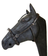 Gepolsterter Anatomischer Französischer Kappzaum Cavecon - Cavesson