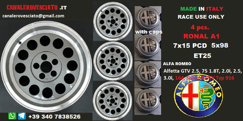 Alufelgen ronal 7x15 - alufelgen, alfa