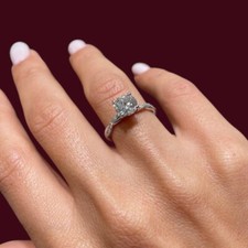 Platin diamant ringe - diamant, pt950