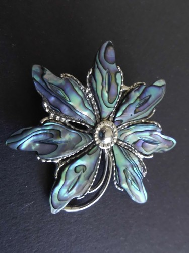 Brosche anstecknadel blume - brosche,