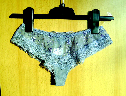 Damen slip tanga mit spitze - tanga,
