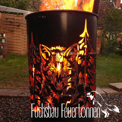 Feuertonne fuchs ölfass - fuchs,,
