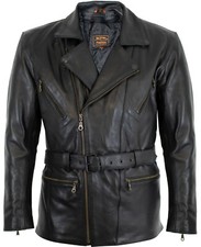Mens motorcycle leather jacket - leather,