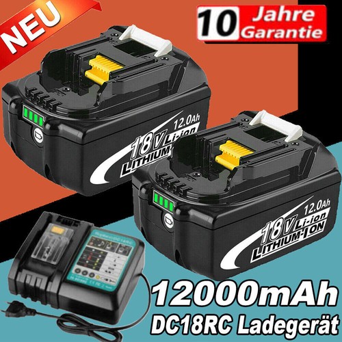 18v 12ah akku für - 2x, makita
