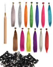 Bunte Feder Haarverlängerungs