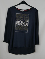 COMMA Traumhaftes Blusen Shirt mit Satin vorne Modern Größe 44 NEU!