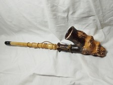 alte orig.Keramik-TABAKSPFEIFE ungenutzt, bisher Deko 40 cm