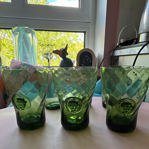 Zwei dreier sets - dreier, grüne