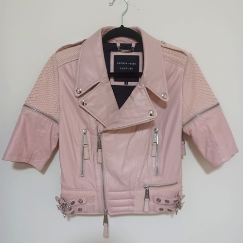 Philipp plein bikerjacke leder - plein,