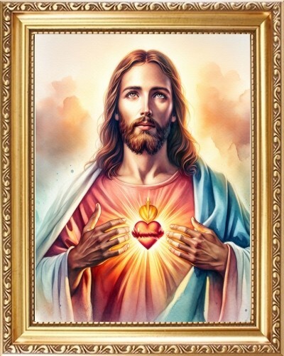 Das heilige herz jesu - das,