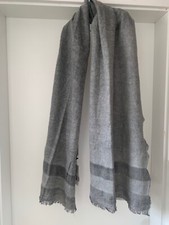 Zara XXL Schal Tuch grau neu