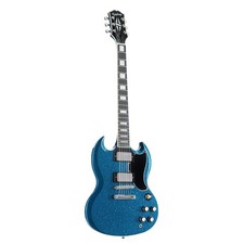 Epiphone SG Custom Brunswick Blue Sparkle - Double Cut Modelle