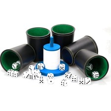 Schocken Set Würfelbecher  25