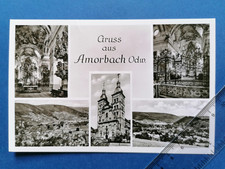 AK Amorbach im Odenwald , Mehrbildkarte ca. 1960