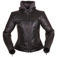 Modeka Edda Lady Lederjacke schwarz Motorradjacke mit Kapuze Damen