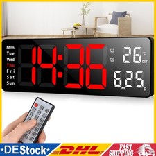 Digitaluhr LED Digital Wanduhr