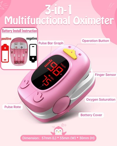 Kinder fingerpulsoximeter - kinder,
