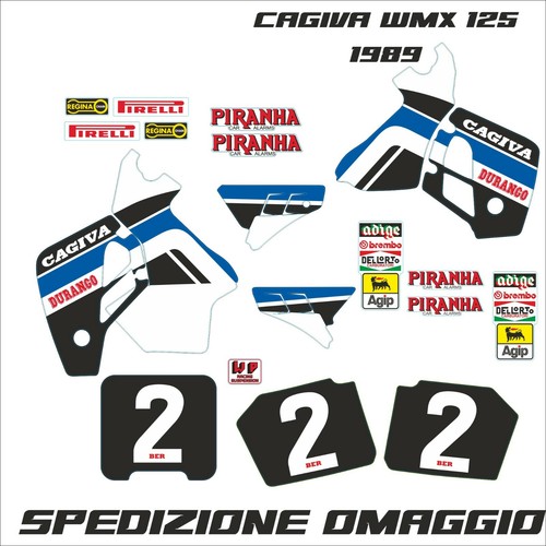 Kristall aufkleber cagiva 125 - cagiva,