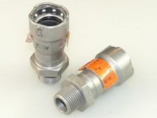 2 x VIEGA MEGAPRESS ÜBERGANG 3/8" x 3/8" AG ÜBERGANGSSTÜCK FITTING PRESSFITTING