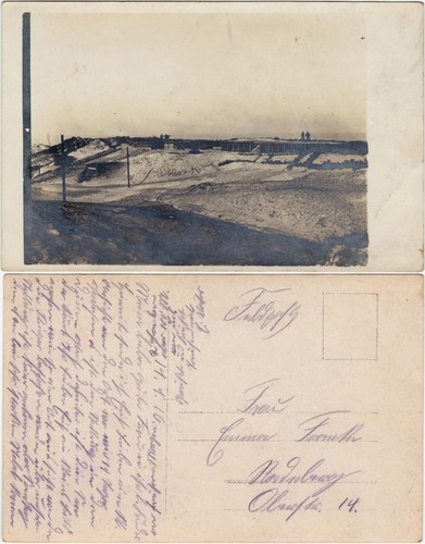 Ansichtskarte stranddünen - ansichtskarte,