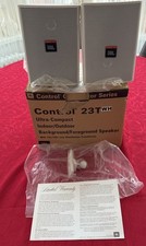 JBL Control 23T-WH Doppelt 2 Stück Indoor/ Outdoor Lautsprecher weiß wie Neu !