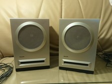 Philips F 9121 Hifi Boxen 8 Ohm 6m Kabel LS DIN Stecker silbern 80 er Jahre