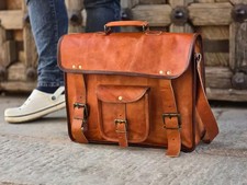 Herren Echtleder Hobo Laptop