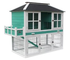 Hasenstall Gehege Plazzo aus