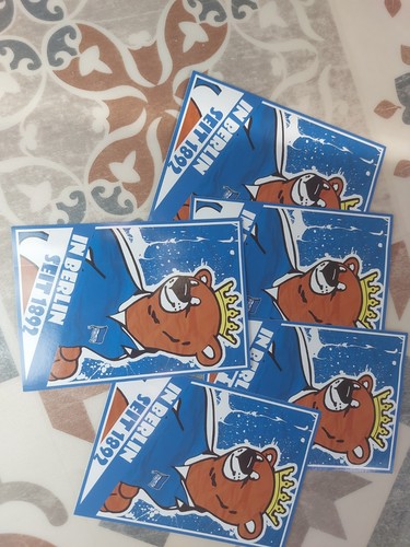Hertha bsc aufkleber mit bär - hertha,