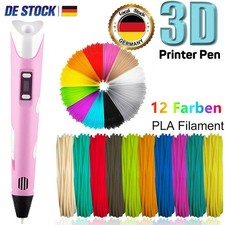 3D Pen Set 12Farben Temperaturregelung Kreativ Spielzeug 3DStereoscopic Printing