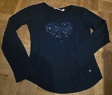 Pullover von Jonas Nielsen Größe 134 M Blau Pailletten