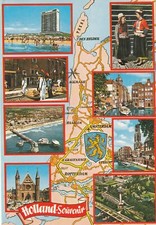 AK MAP, Landkarte, Umgebungskarte **HOLLAND SOUVENIR**