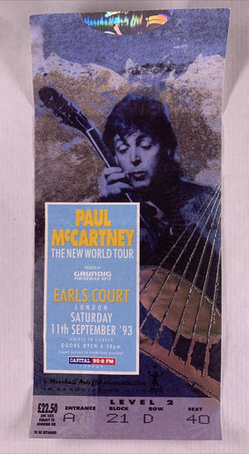 The beatles ticket paul - beatles,