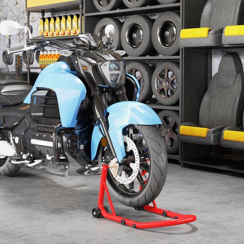 Homcom motorradständer vorne - homcom,
