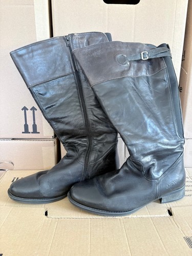 Echtleder weitschaftstiefel - echtleder,