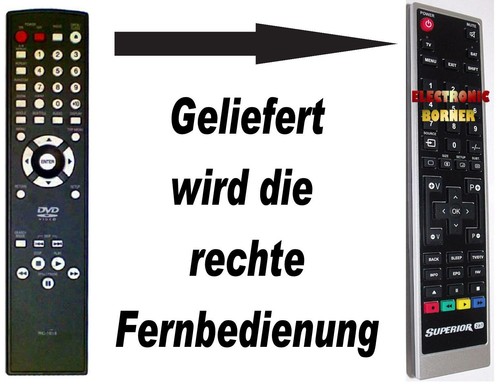 Ersatz fernbedienung für - ersatz,
