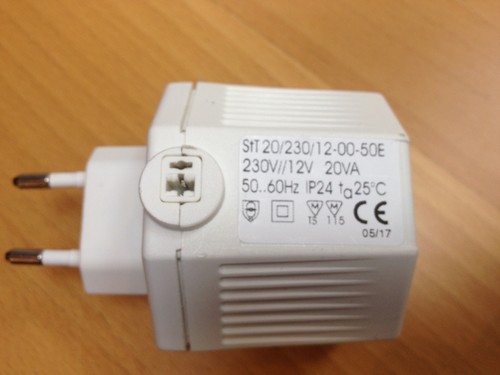 Euro stecker trafo weiß - euro,