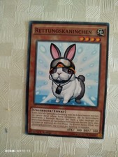 RETTUNGSKANINCHEN   YU-GI-OH  Karte   deutsch  original