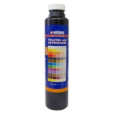 Wilckens Vollton- und Abtönfarbe matt 750 ml Schwarz Wandfarbe wetterbeständig