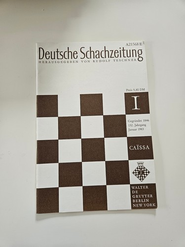 Deutsche schachzeitung 1983 - schachzeitung, 01/1983