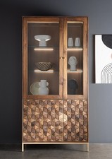 Vitrine schrank 99x198cm - schrank,