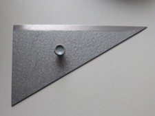 Dreieck Stahl mit Facette 15 cm 