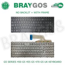 Für HP ProBook G5 Series 450 G5 455 G5 470 G5 UK Layout Laptop Tastatur + Rahmen