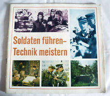 NVA DDR 1975 Broschüre " Soldaten führen- Technik meistern "