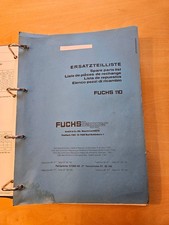 Fuchs 110 Ersatzteilliste